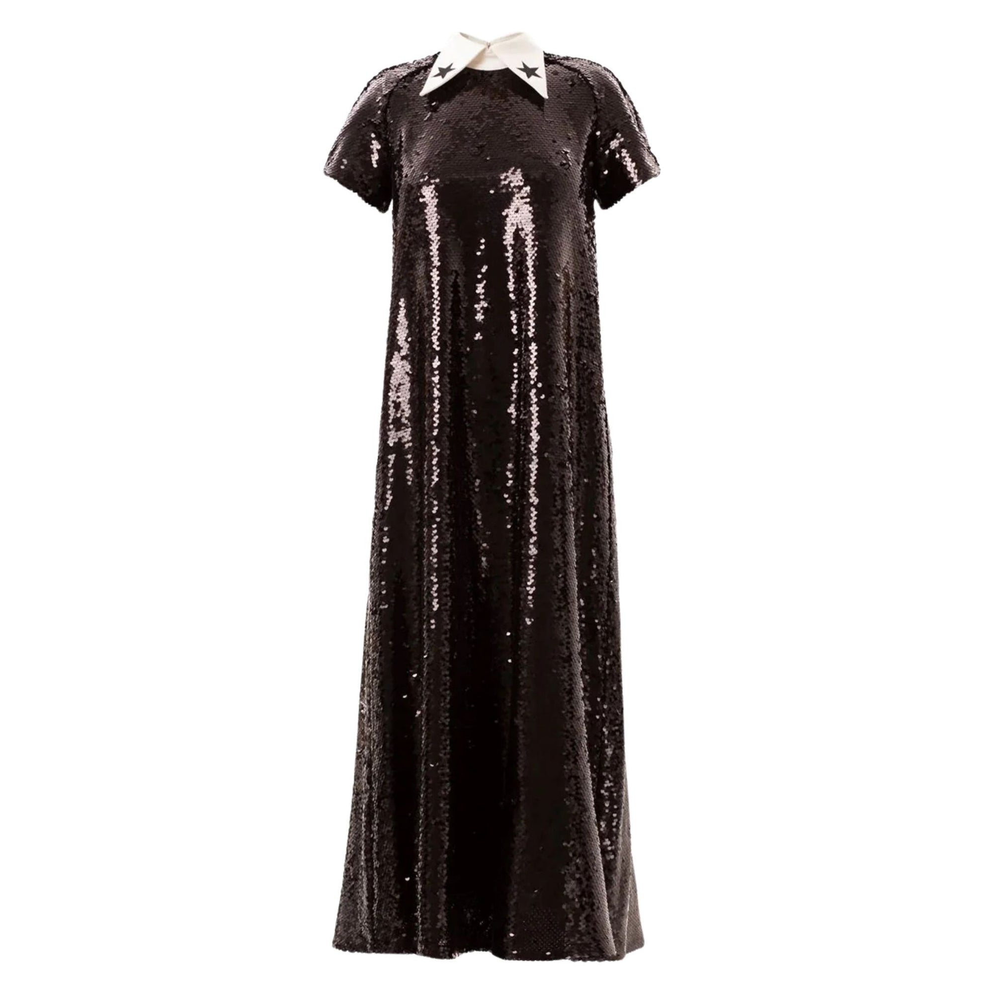 Sequin Evening Gown | Black