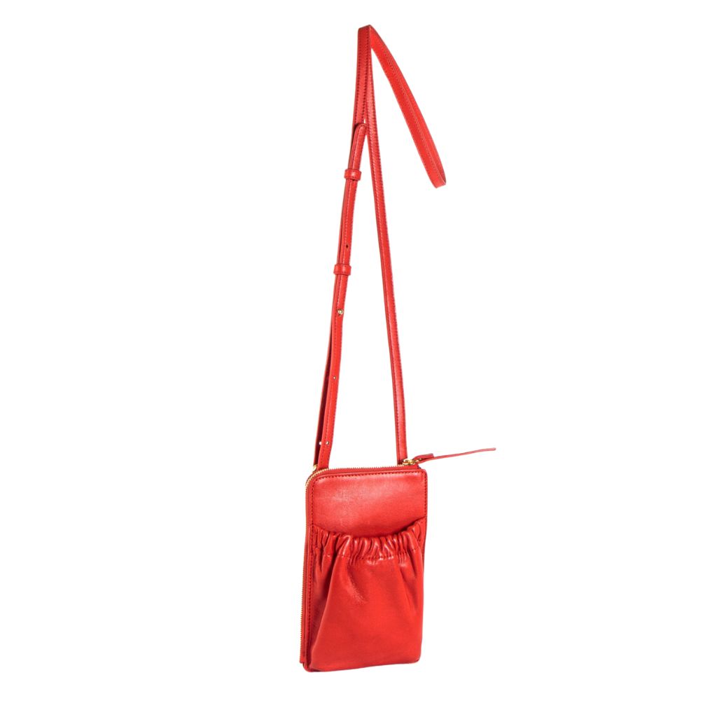 SCLARANDIS - Phone Crossbody Bag | Red, buy at DOORS NYC