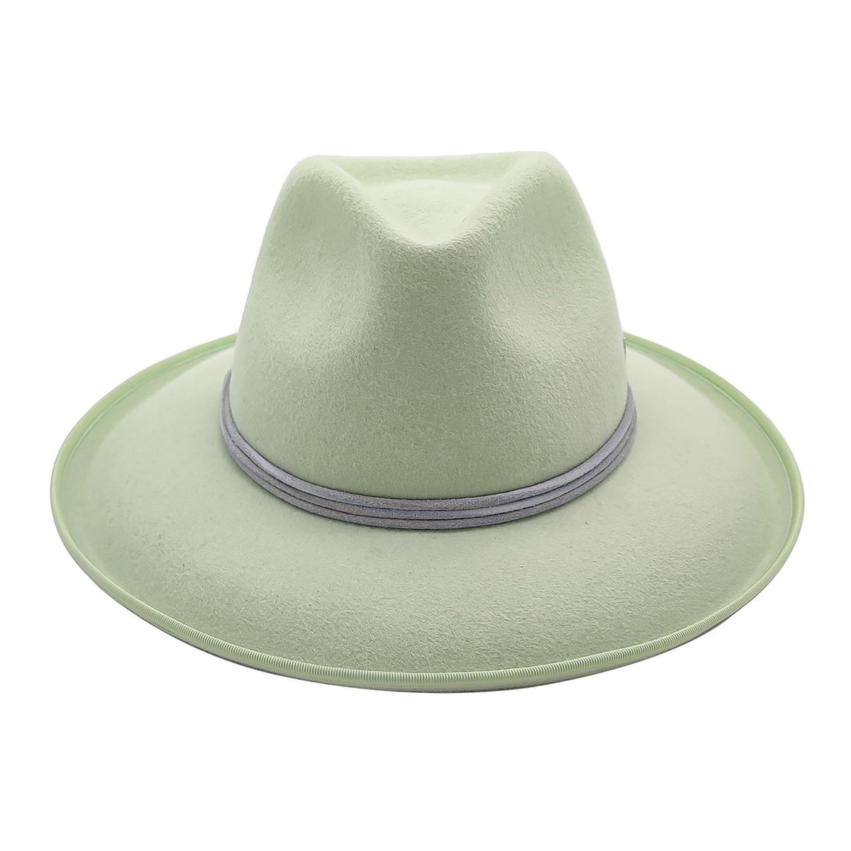 Light Green Western Drop Hat in Smooth Felt