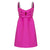 Embellished Strap Mini Dress | Fuchsia