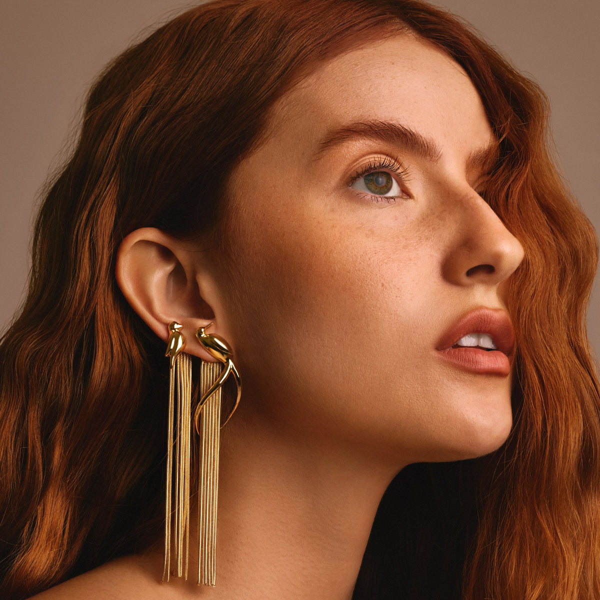 Gold Voo Earring - Essenciais: O Voo Collection