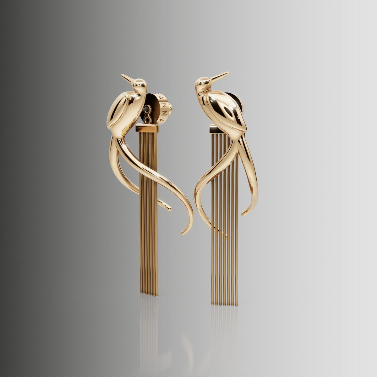 Gold Voo Earring - Essenciais: O Voo Collection