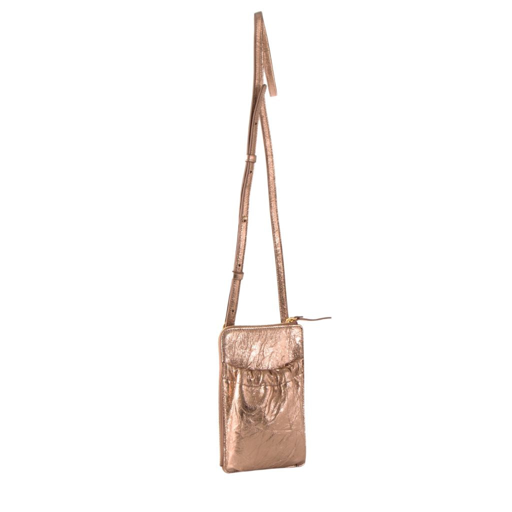 SCLARANDIS - Phone Crossbody Bag | Gold, buy at DOORS NYC