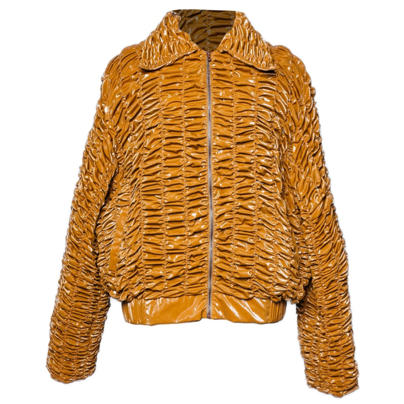 OTKUTYR - Y2K Bomber | Tan, buy at DOORS NYC