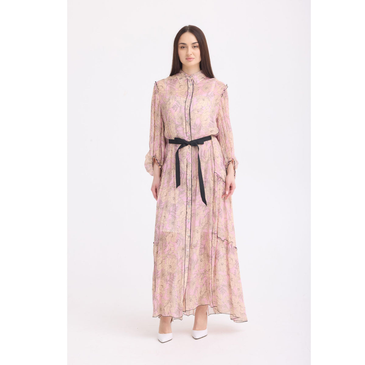 Blush Garden Maxi Dress