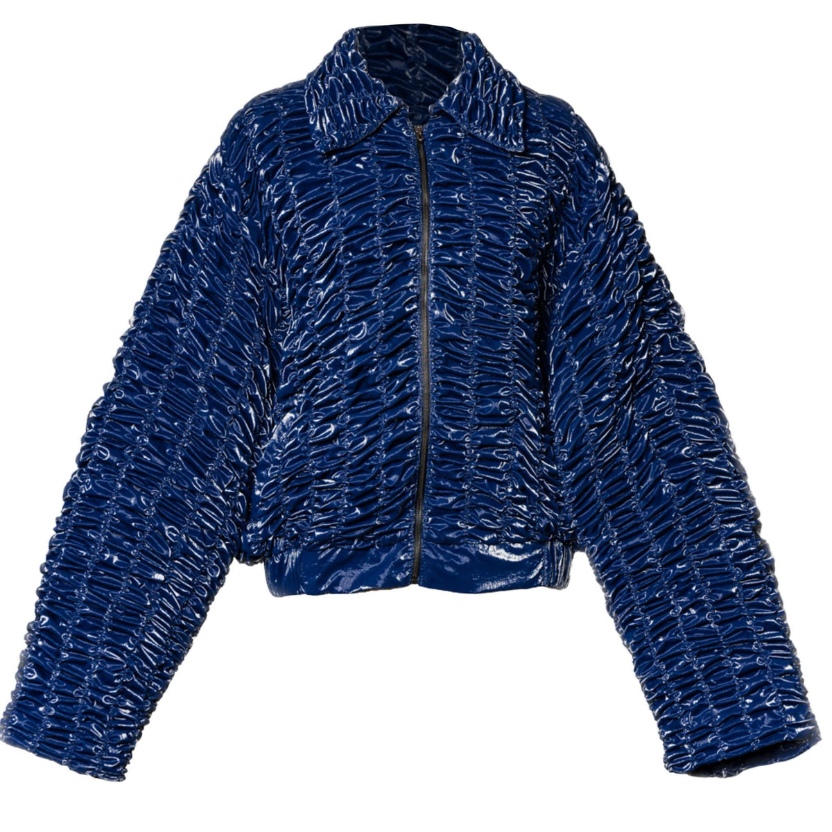 OTKUTYR - Y2K Bomber | Navy, buy at DOORS NYC