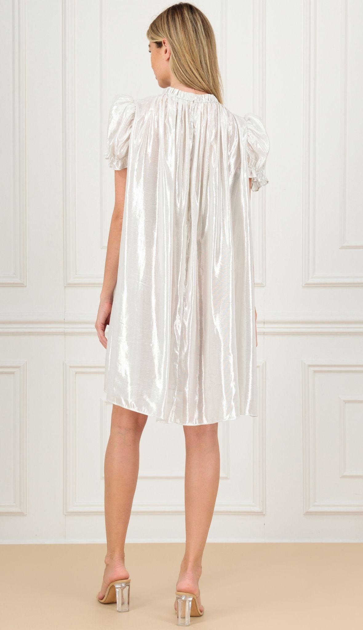 KAIANE DESIGNS - Pearl Mini Dress | White at DOORS NYC