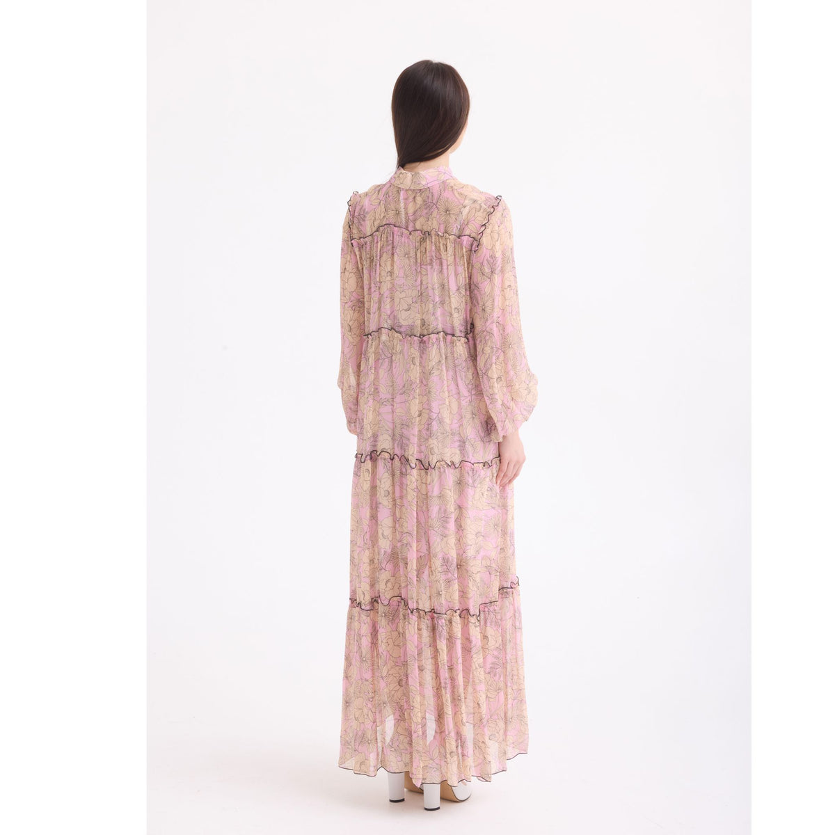 GEORGETTE - Blush Garden Maxi Dress | DOORS NYC GEORGETTE - Blush Garden Maxi Dress | DOORS NYC