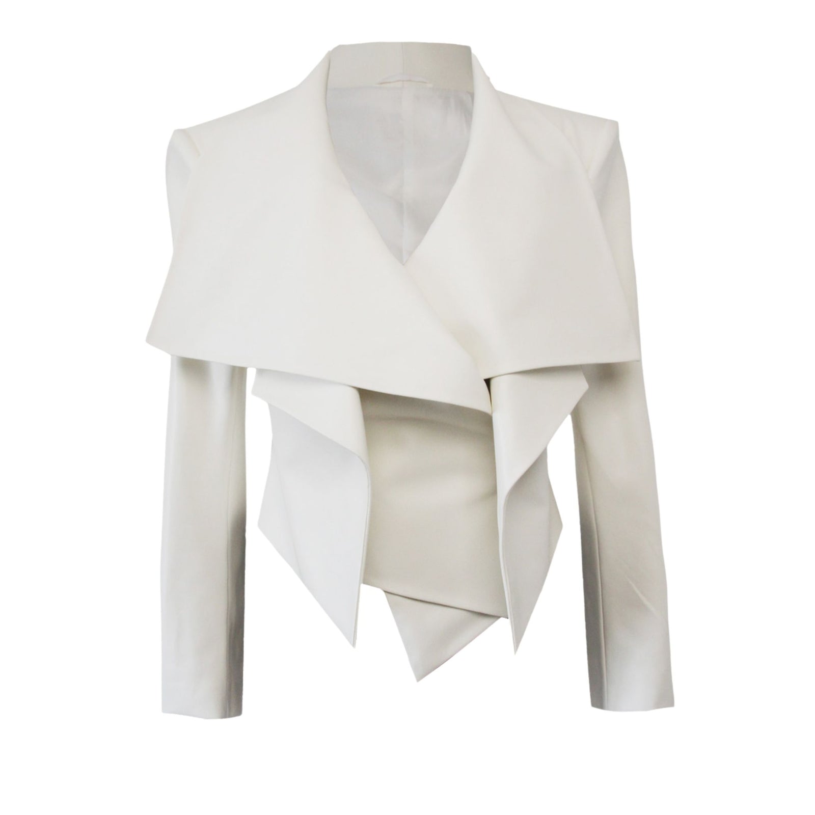 KRIS MARAN - Leather Jacket | Ecru buy at DOORS NYC