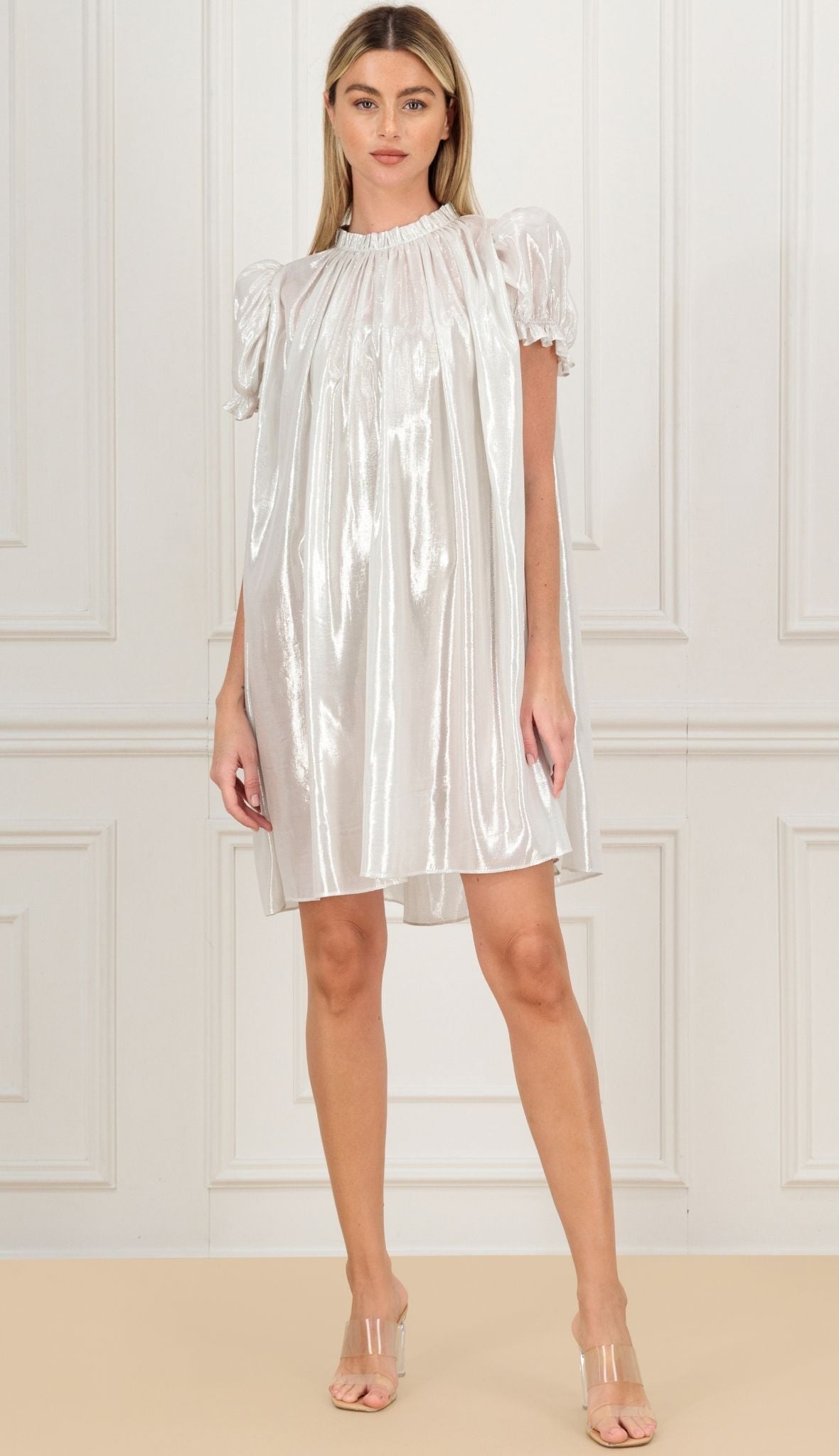 KAIANE DESIGNS - Pearl Mini Dress | White at DOORS NYC