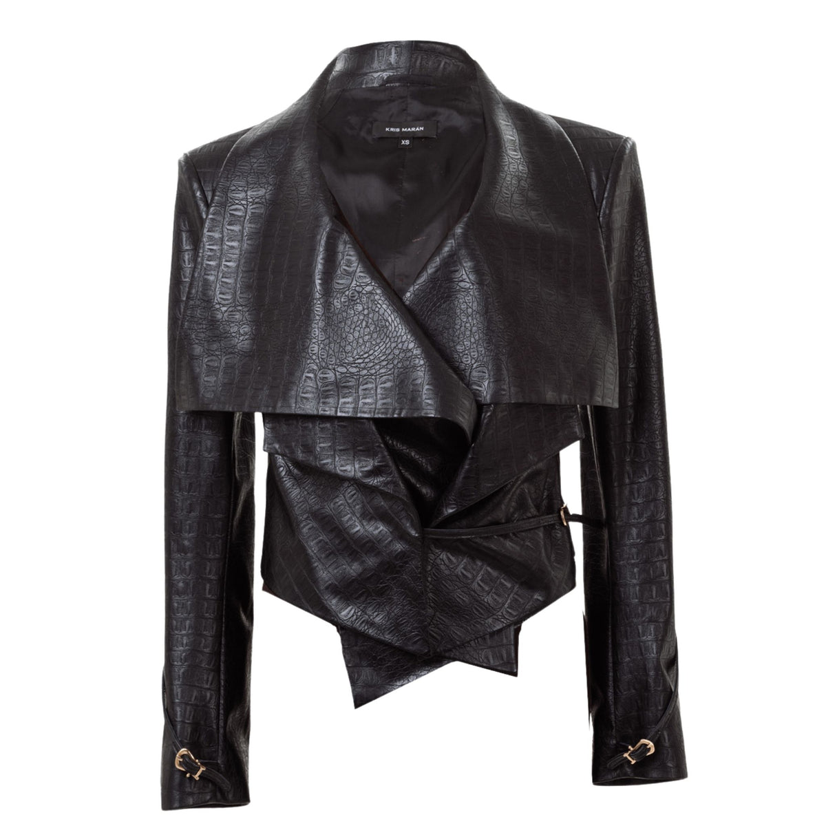 KRIS MARAN - Reptilia Vegan Leather Jacket buy at DOORS NYC