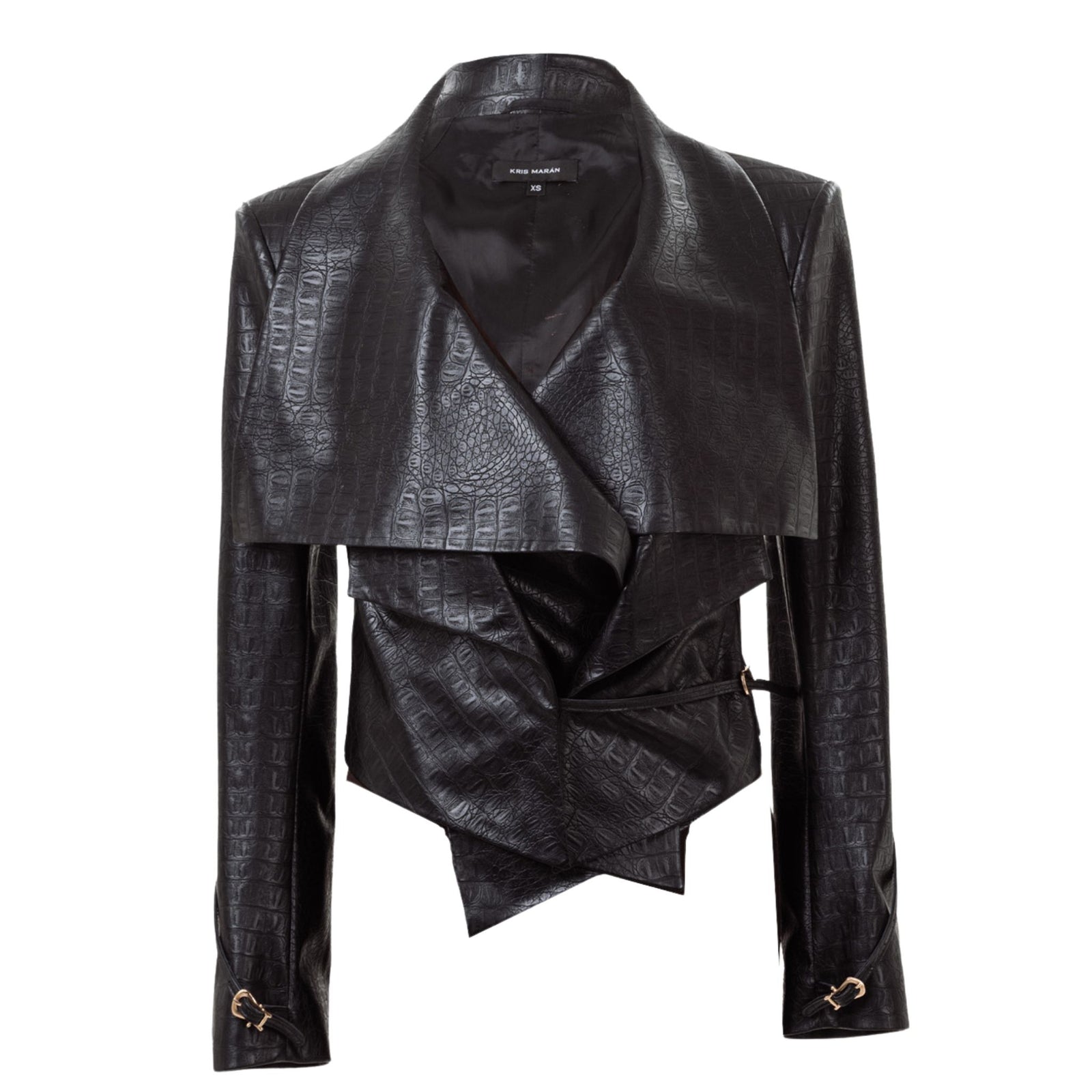 KRIS MARAN - Reptilia Vegan Leather Jacket buy at DOORS NYC