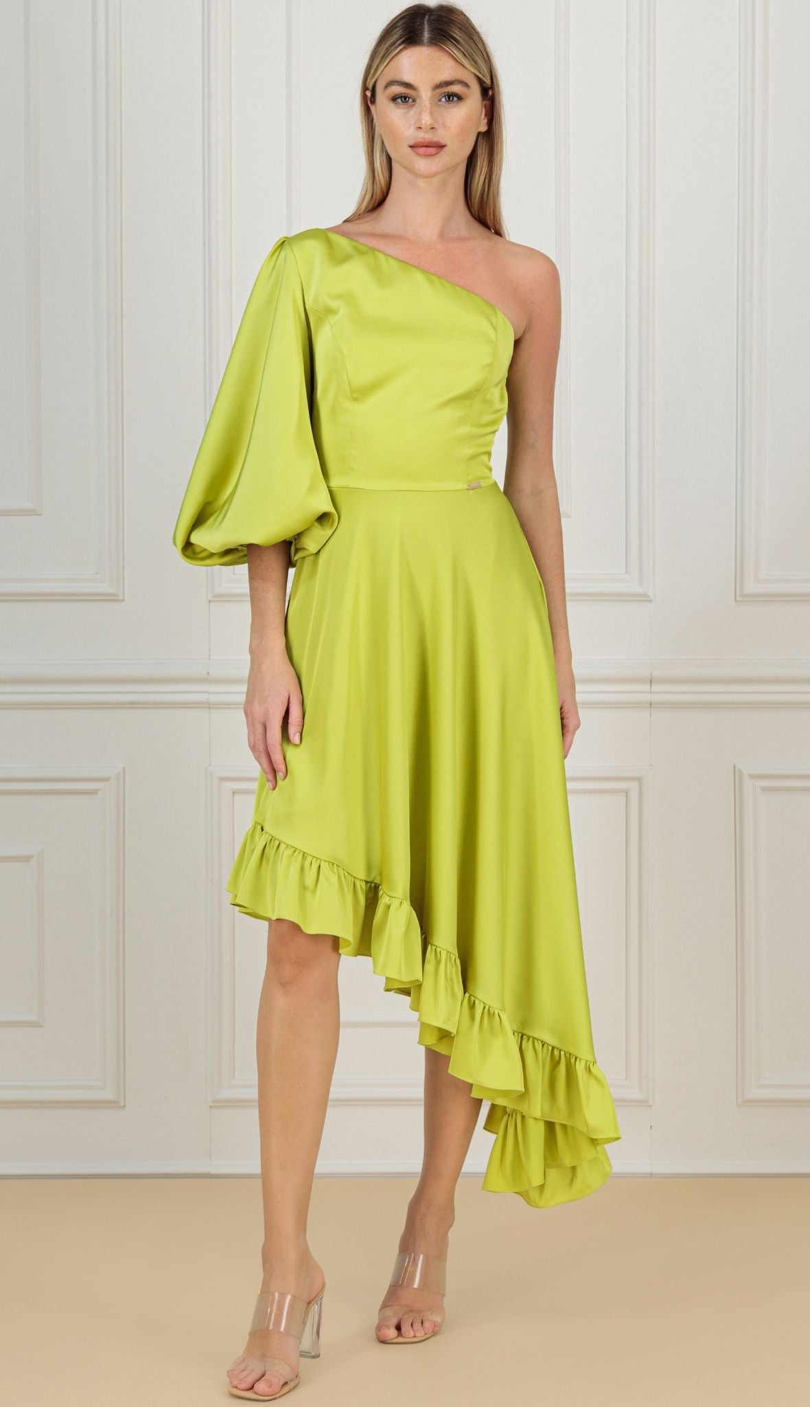KAIANE DESIGNS - Satin Charm | Lime at DOORS NYC