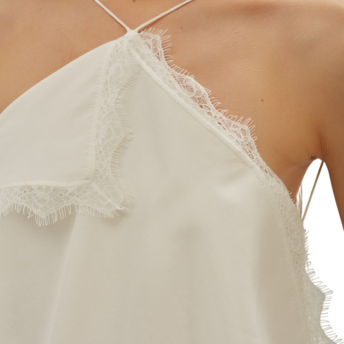 White Draped Scarves Mini Dress