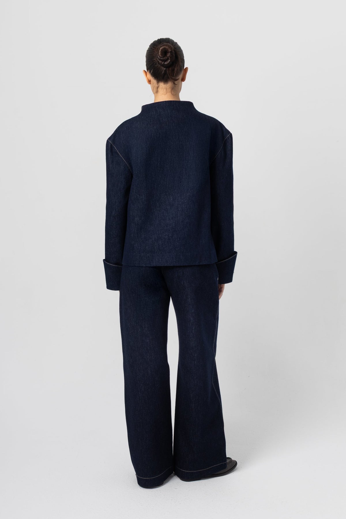 FARAH SEIF - Solin Oversized Denim Jacket, buy at DOORS NYC