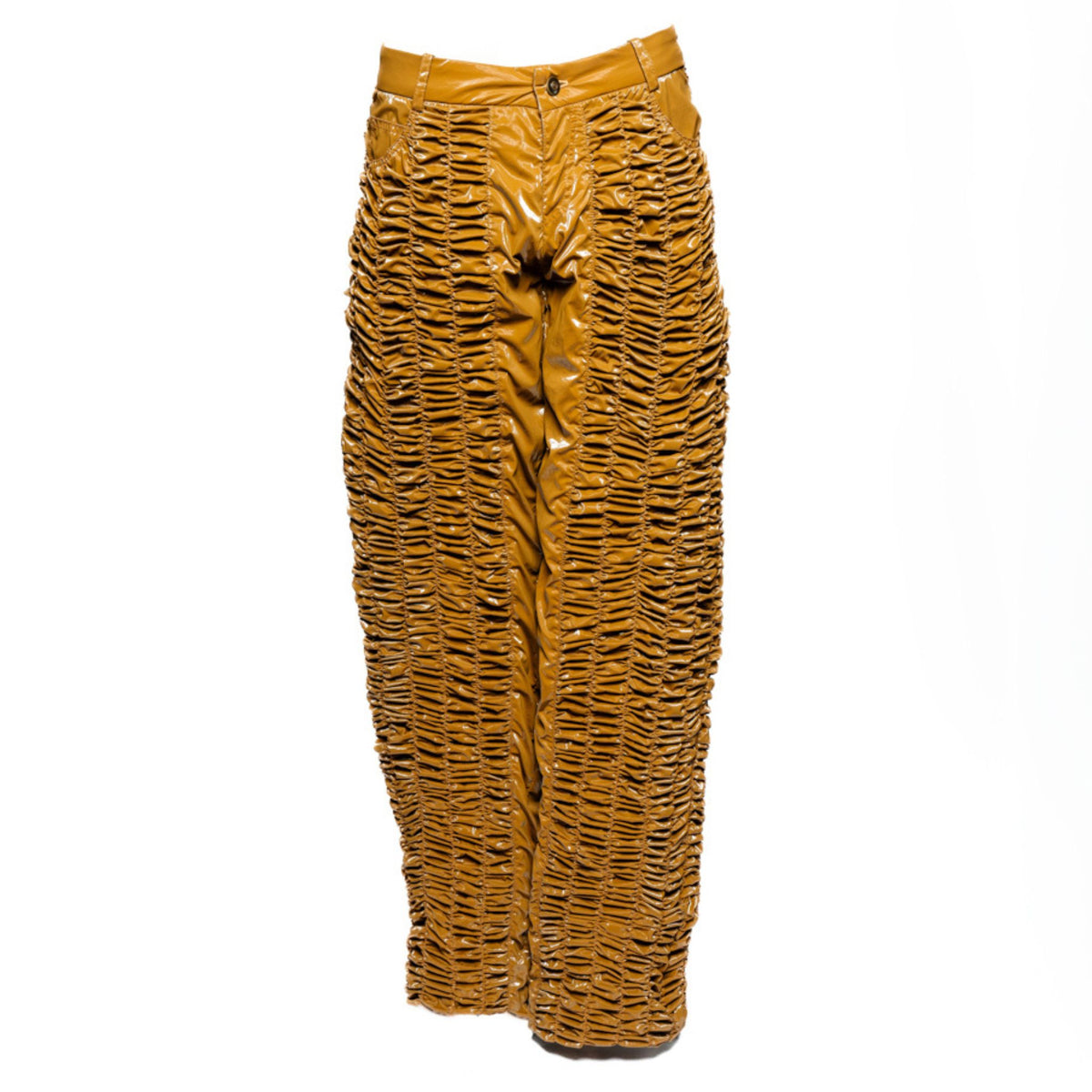 OTKUTYR - Y2K Bagys Pants | Tan, buy at DOORS NYC
