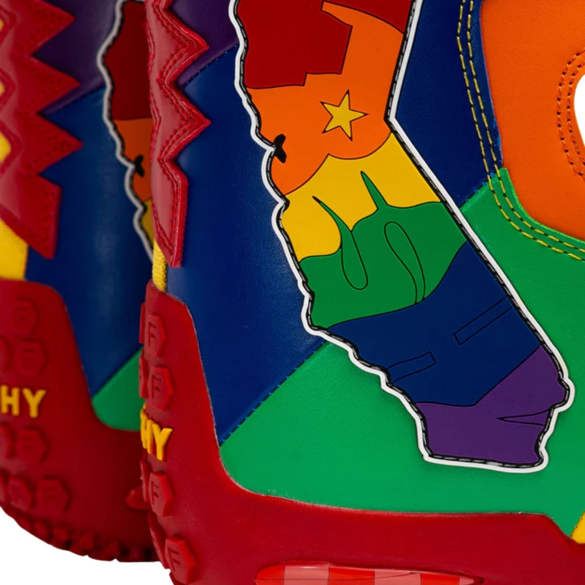 FRESHY - Pow Stomps Snowboard Boots Rainbow | PR Sample, PR Sample at DOORS NYC PR showroom