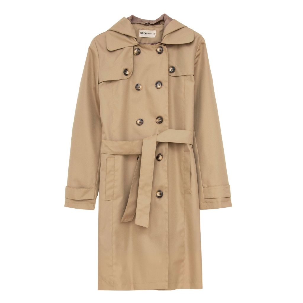 SECO - Beige Manhattan trench coat, buy at DOORS NYC