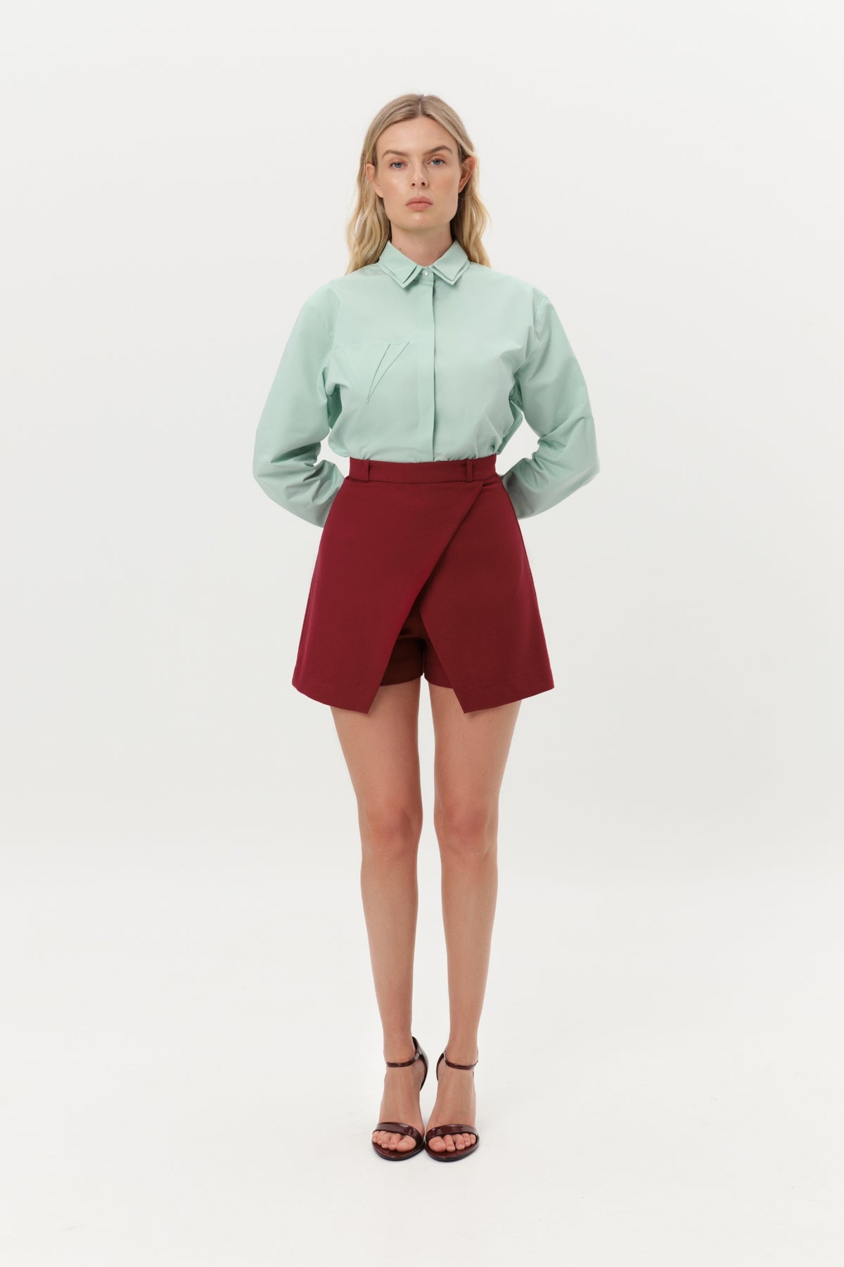 DAR ANN STUDIO - Mint DUNE Shirt, buy at DOORS NYC