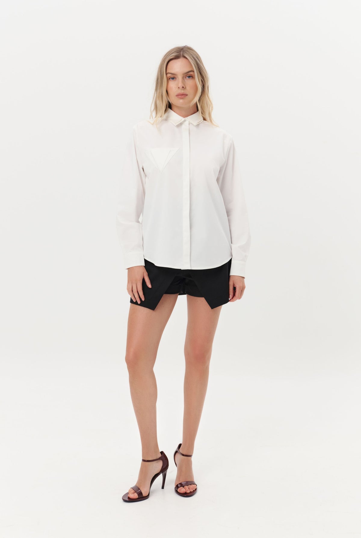 DAR ANN STUDIO - DUNE Shirt |  White, buy at DOORS NYC