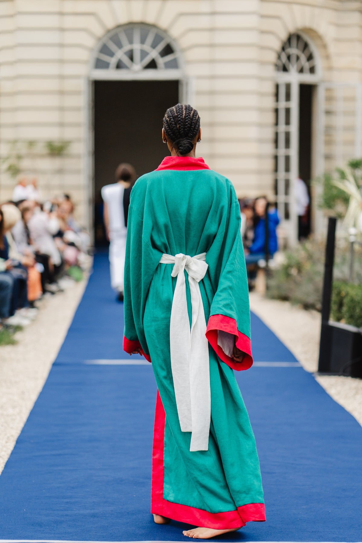 DIVINE HARMONIE - Emerald Earth Kimono, buy at DOORS NYC