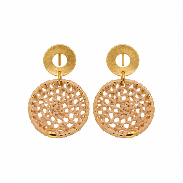 The Small Dreamcatcher Buriti Earrings