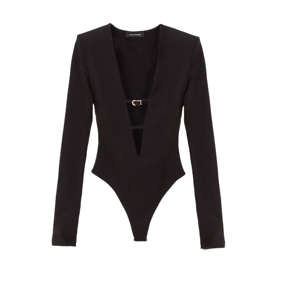 KRIS MARAN - Cutout Buckle Bodysuit buy at DOORS NYC