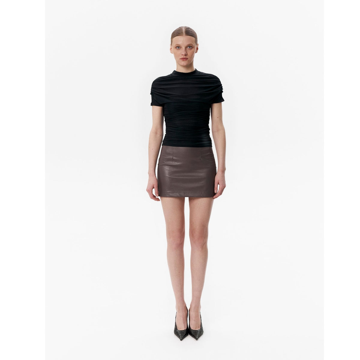Brown BRIEF Skirt