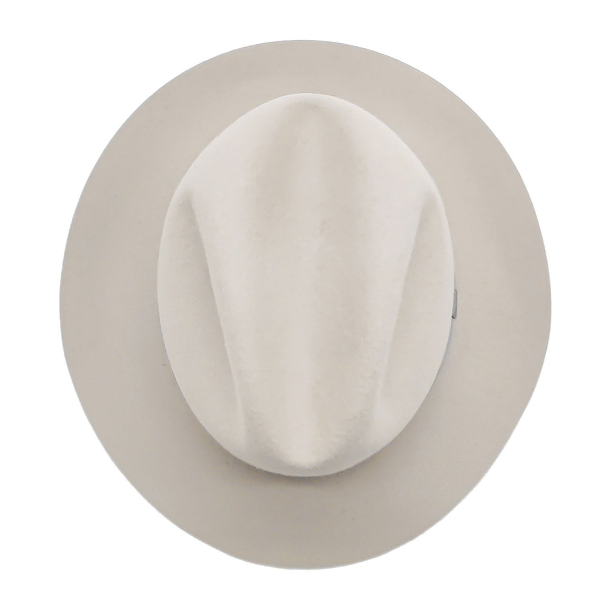 White cowboy hat on a white background