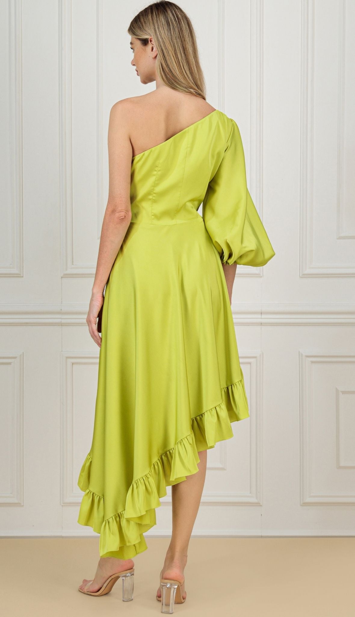KAIANE DESIGNS - Satin Charm | Lime at DOORS NYC