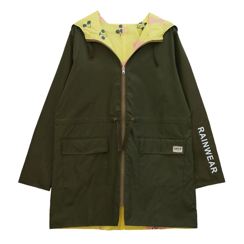 SECO -Reversible Print Jacket | Yellow, buy at DOORS NYC