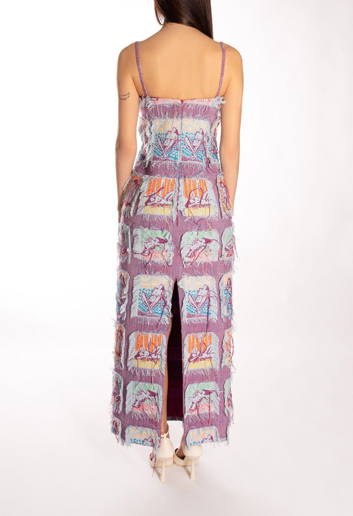 HURRICANE B - Multicolor Artisanal Dress  , buy at DOORS NYC
