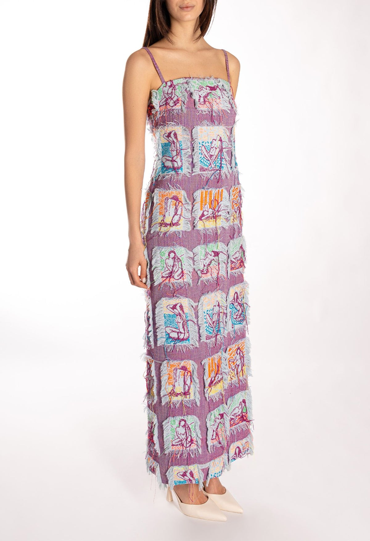 HURRICANE B - Multicolor Artisanal Dress  , buy at DOORS NYC