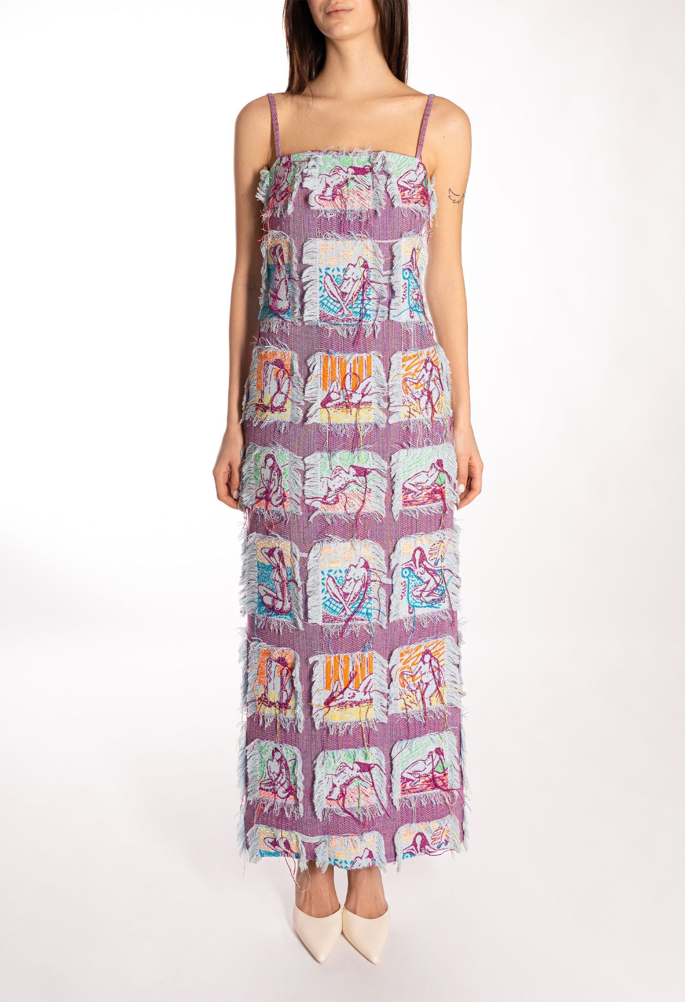 HURRICANE B - Multicolor Artisanal Dress  , buy at DOORS NYC