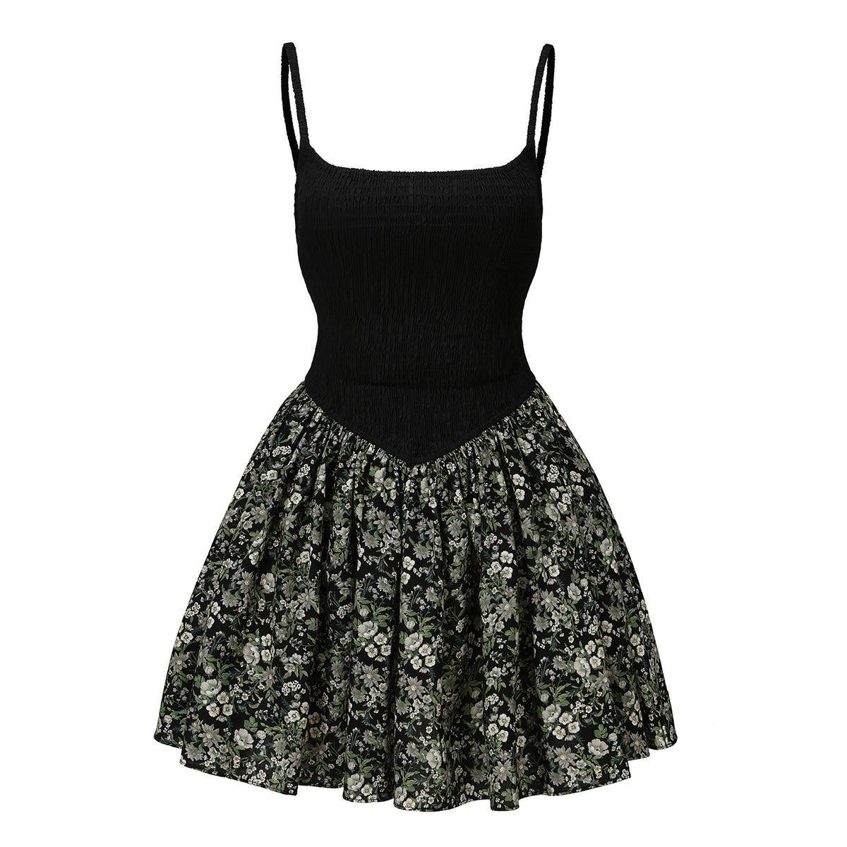 NUAJE NUAJE - Smocked Mini | Black, buy at DOORS NYC