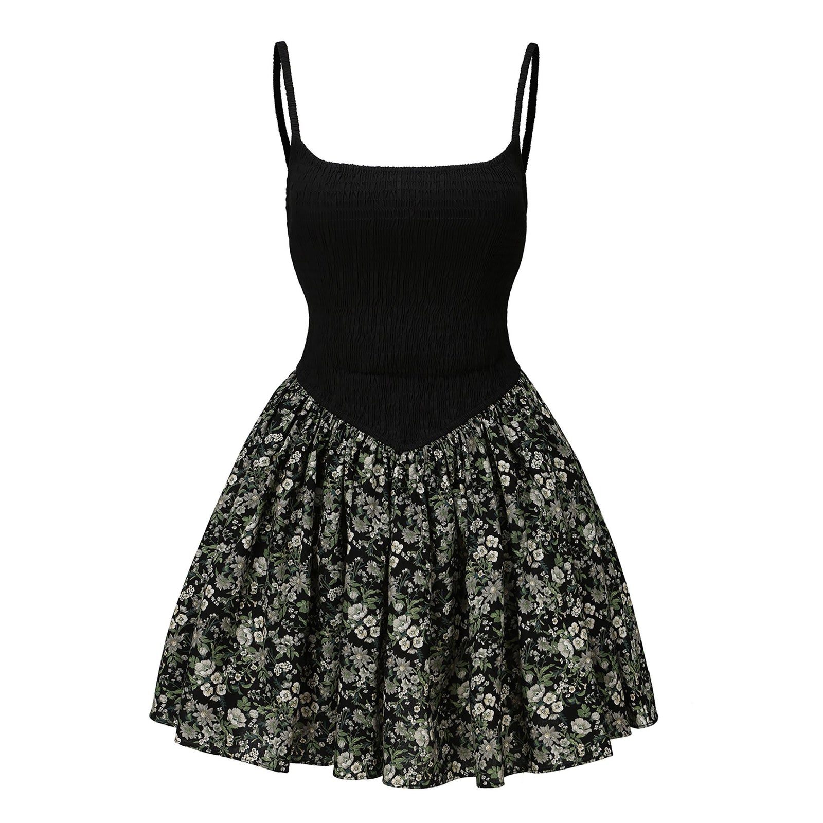 NUAJE NUAJE - Smocked Mini | Black, buy at DOORS NYC