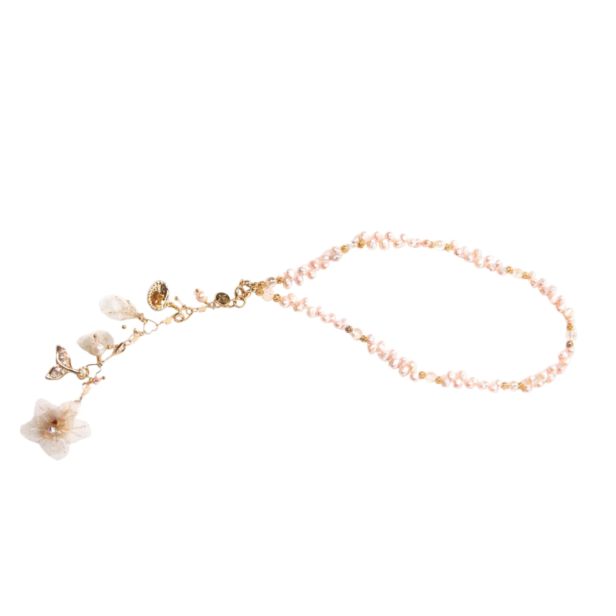 Underwater bubbles necklace from the Underwater subcollection from Coral Vida designed by Alma Dos Mares