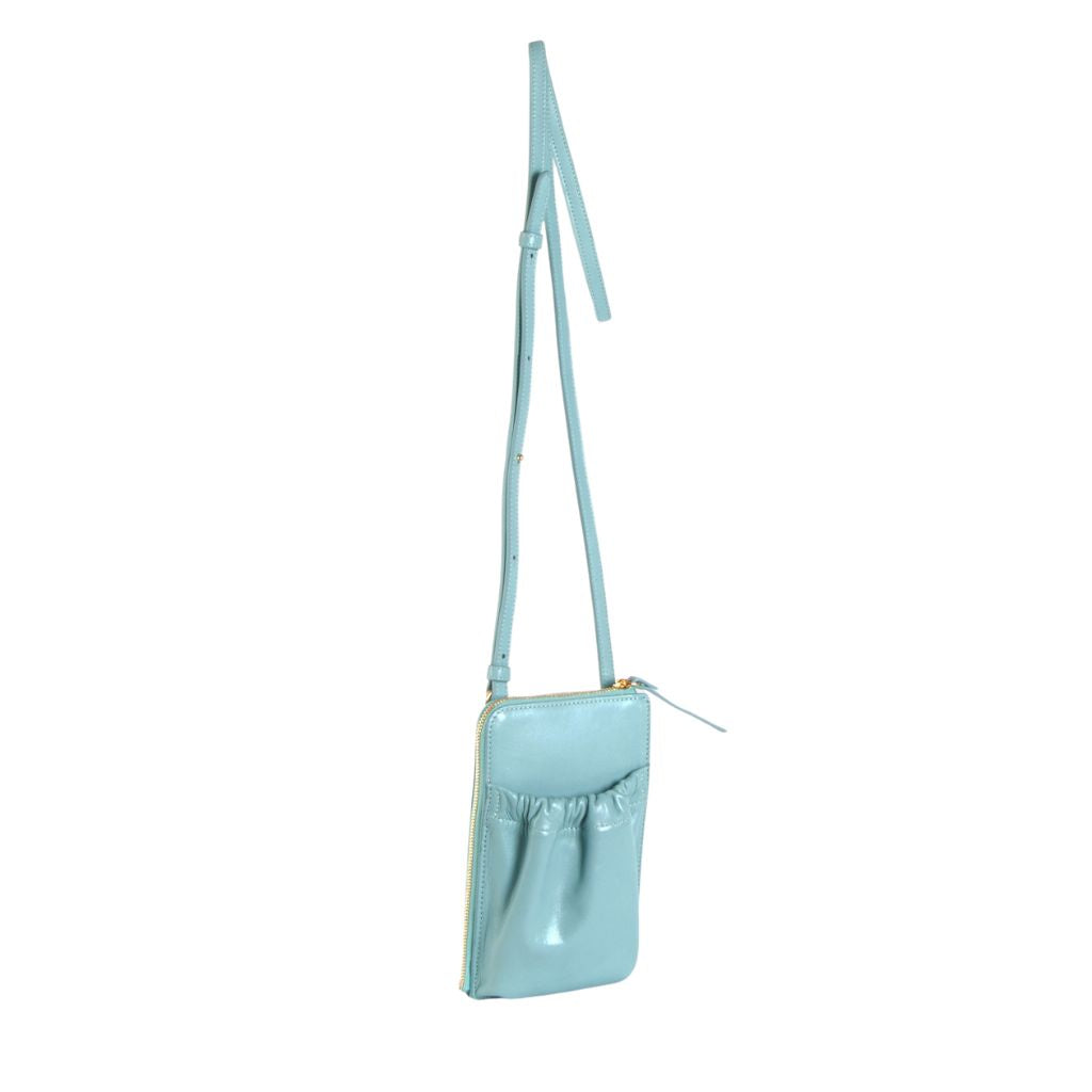 SCLARANDIS - Phone Crossbody Bag | Light Blue, buy at DOORS NYC