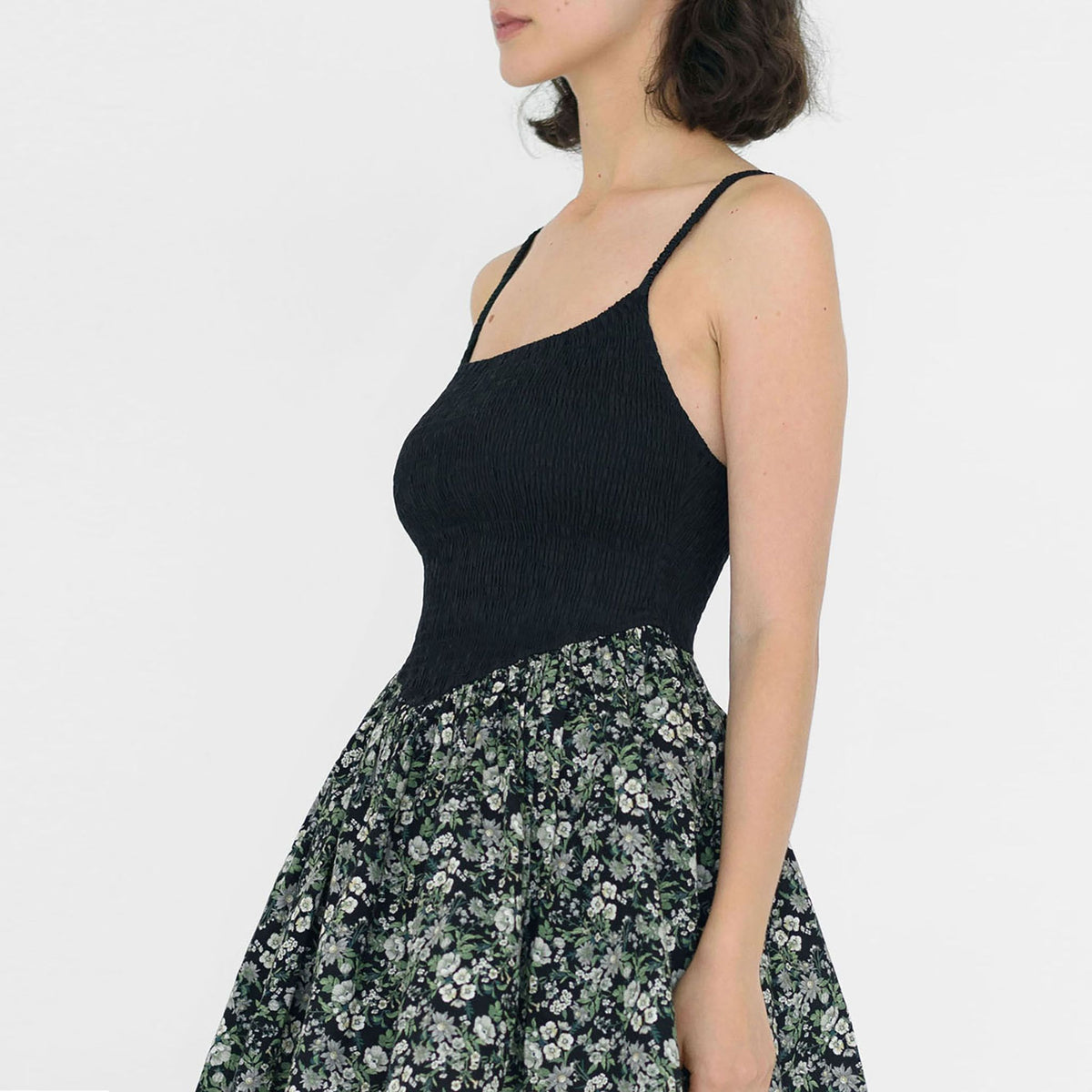 NUAJE NUAJE - Smocked Mini | Black, buy at DOORS NYC