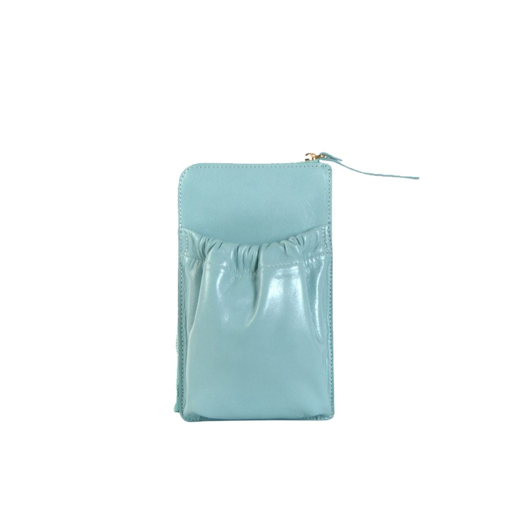 SCLARANDIS - Phone Crossbody Bag | Light Blue, buy at DOORS NYC