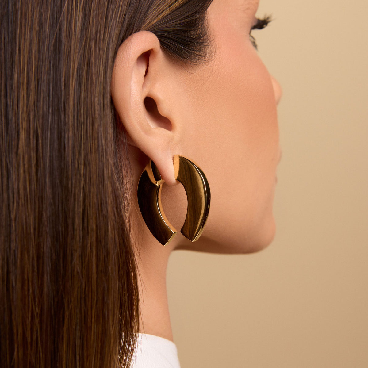 Gold Fortuno Earring - Doma II Collection