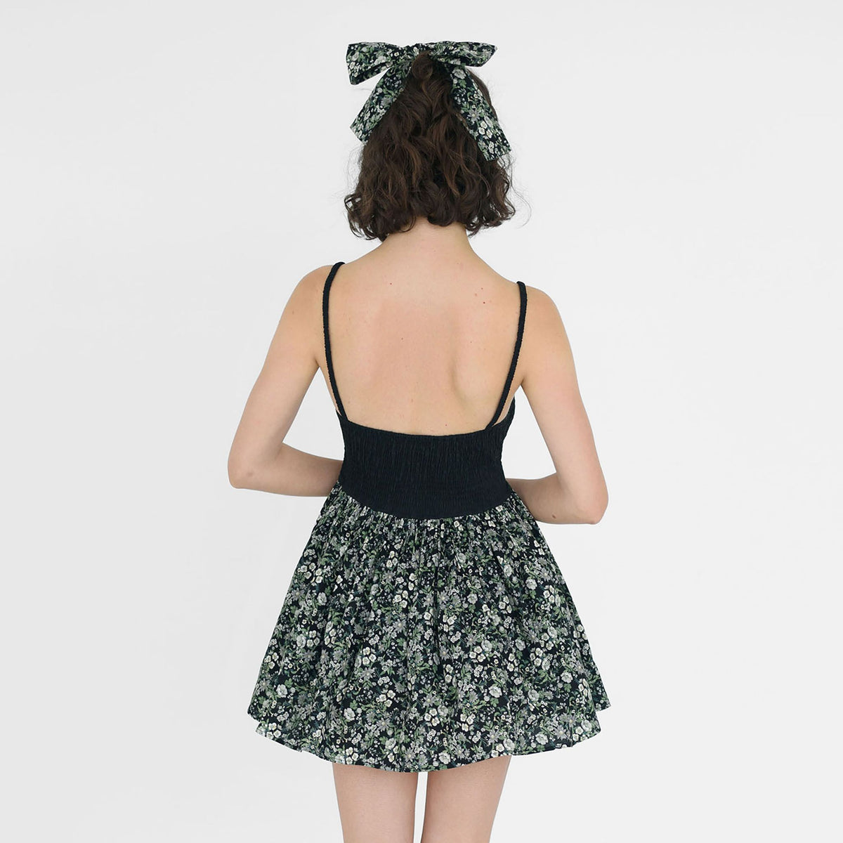 NUAJE NUAJE - Smocked Mini | Black, buy at DOORS NYC