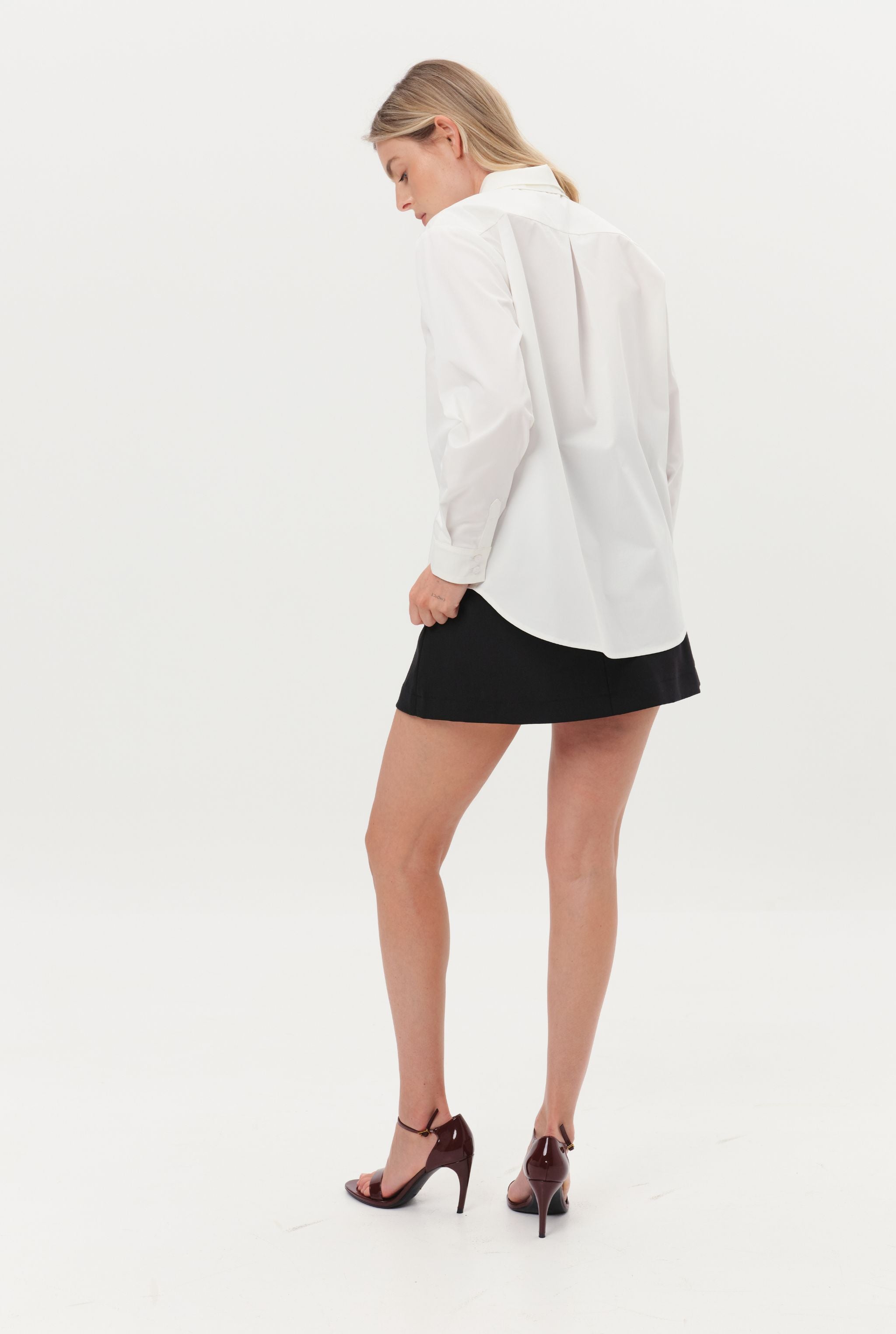 DAR ANN STUDIO - DUNE Shirt |  White, buy at DOORS NYC