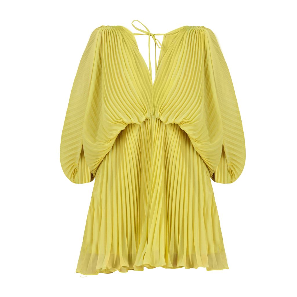 KAIANE DESIGNS - Butterfly Mini Dress | Yellow at DOORS NYC