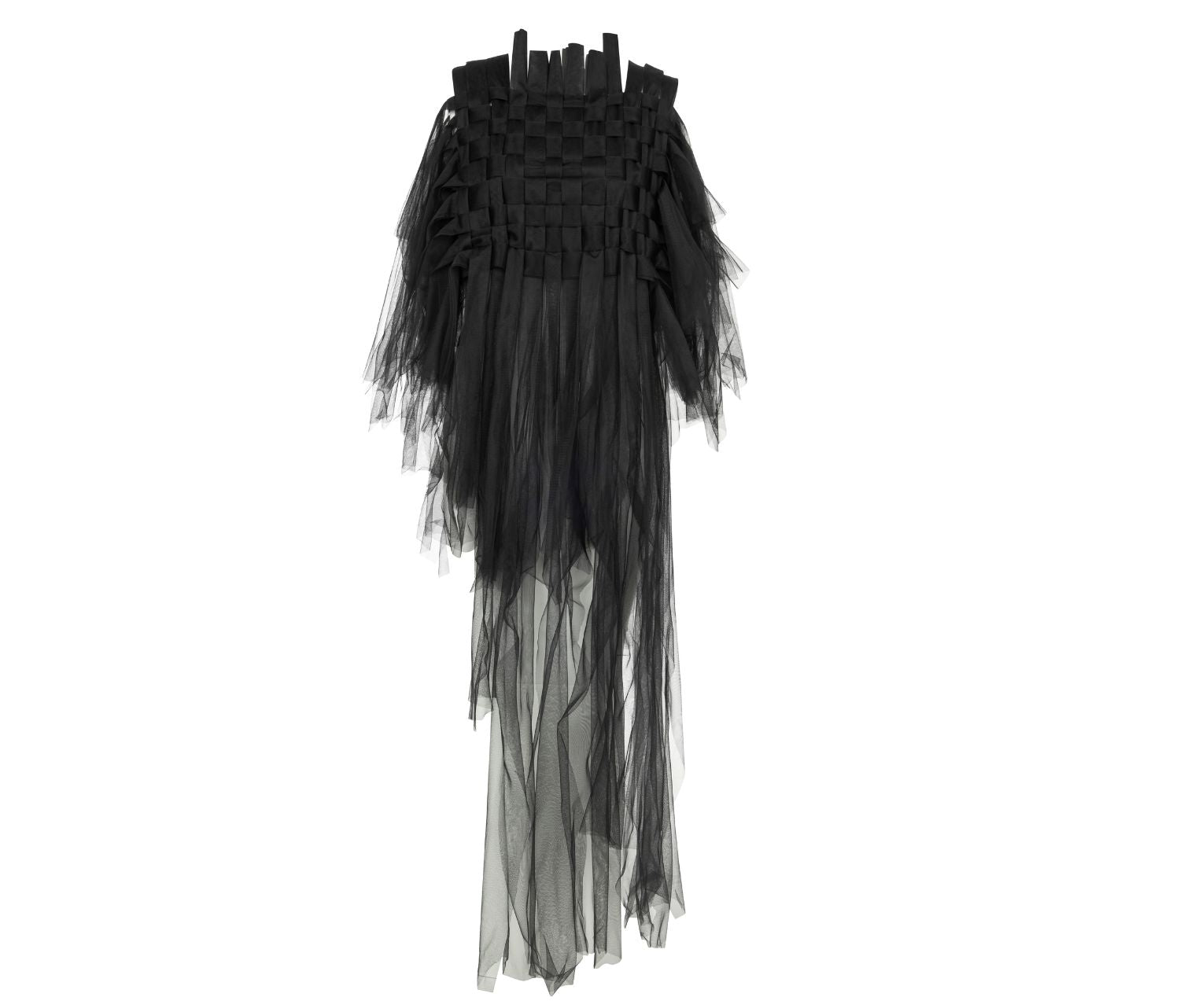 Basket Woven Tulle Collar | PR Sample