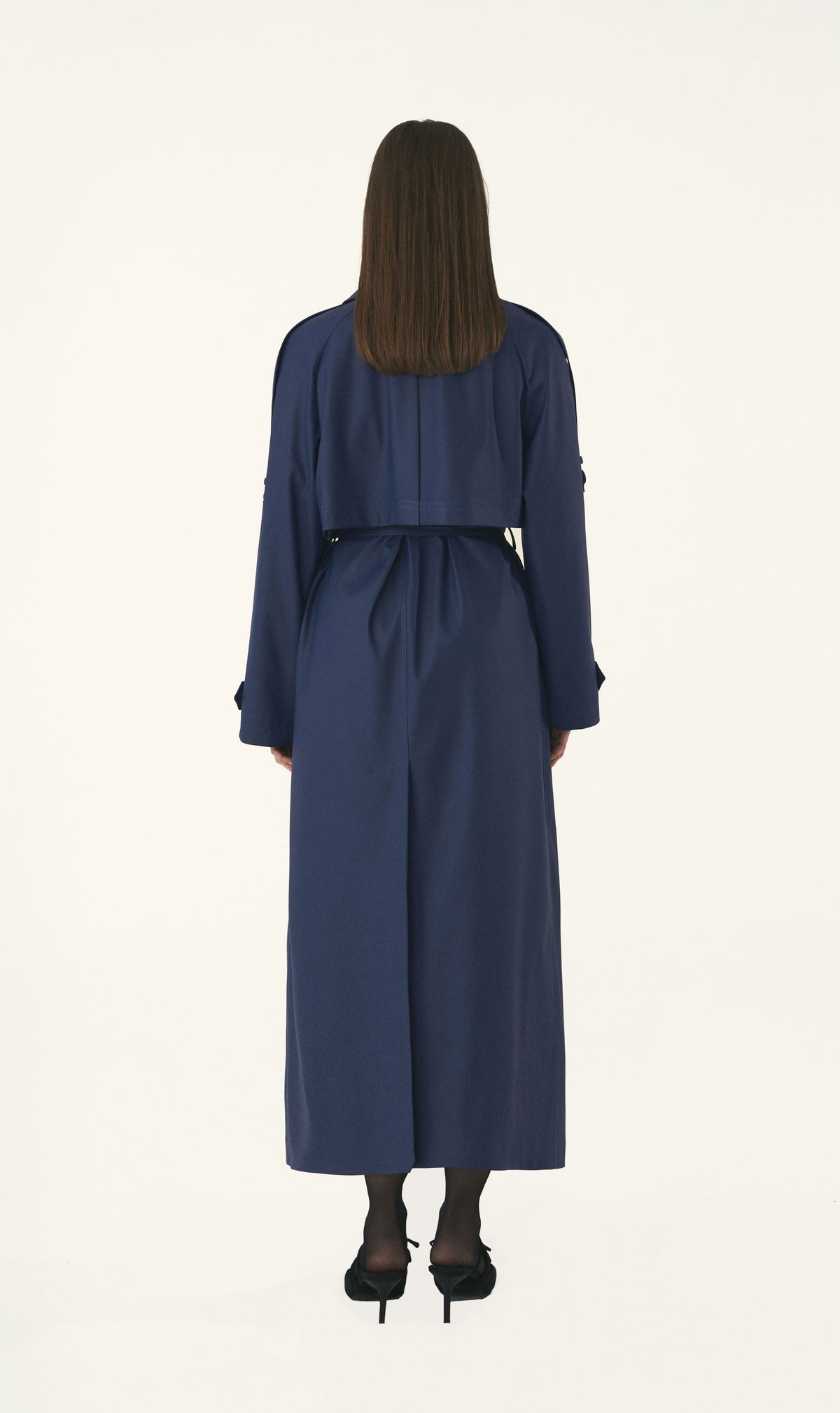 Vegan Leather Trench Coat