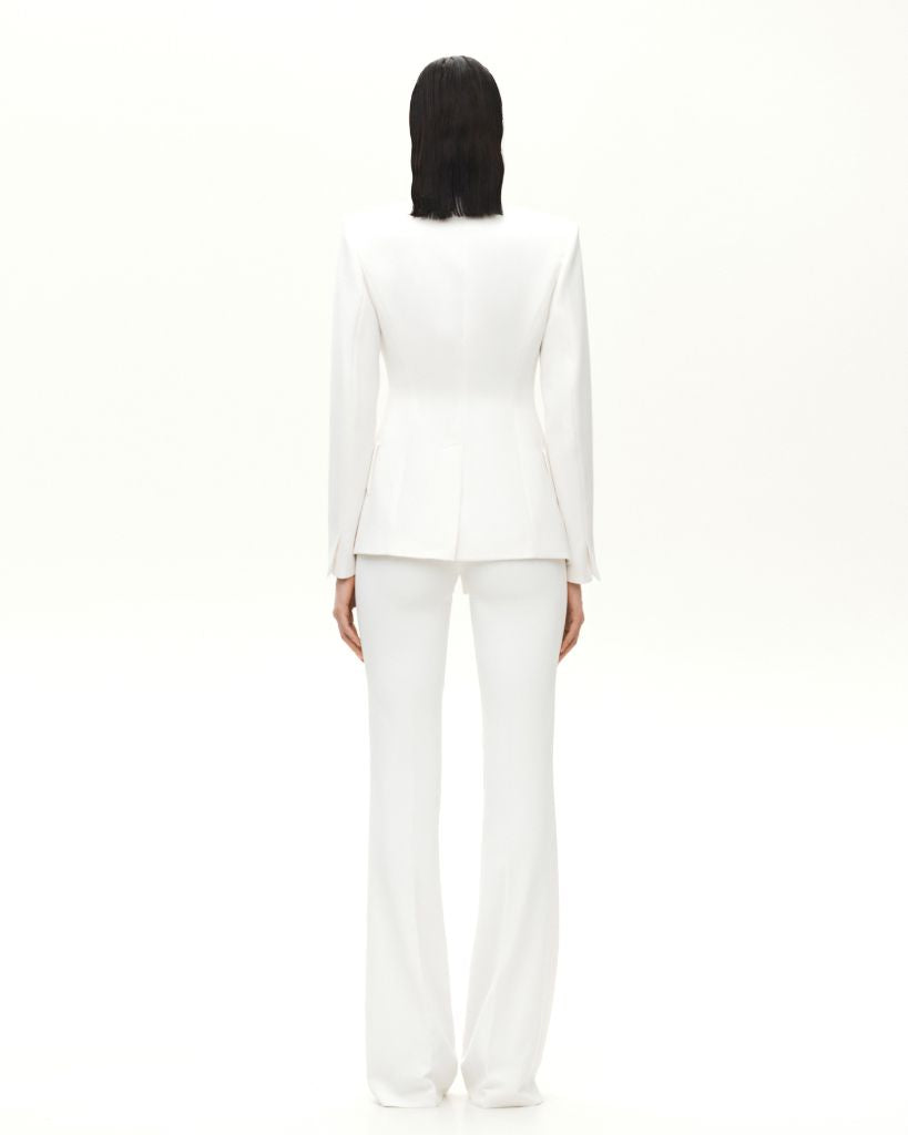 KRIS MARAN - Assymetrical Blazer With Signature Buttonr buy at DOORS NYC