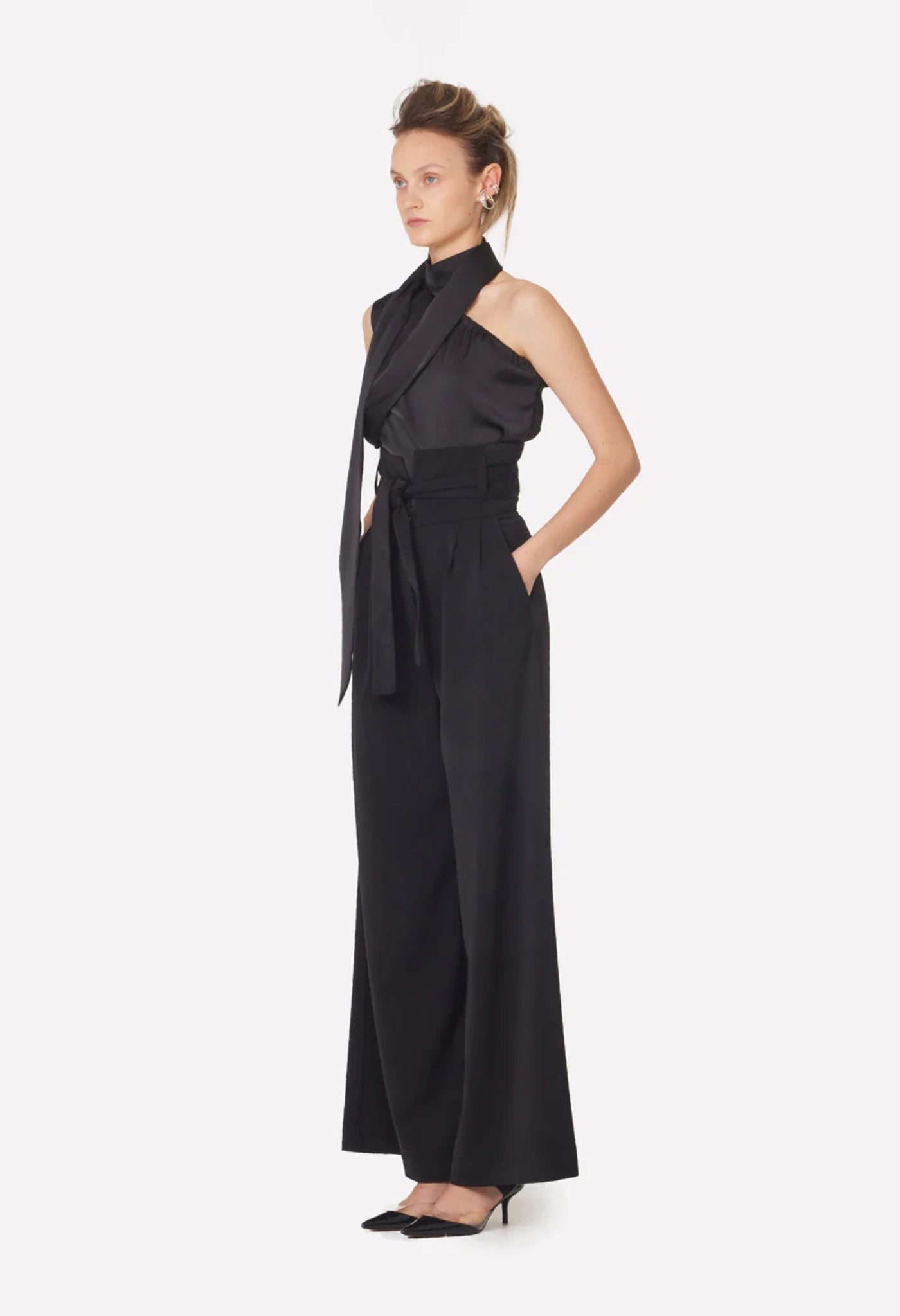 JULIA ALLERT - High Waist Trousers | Black buy at DOORS NYC