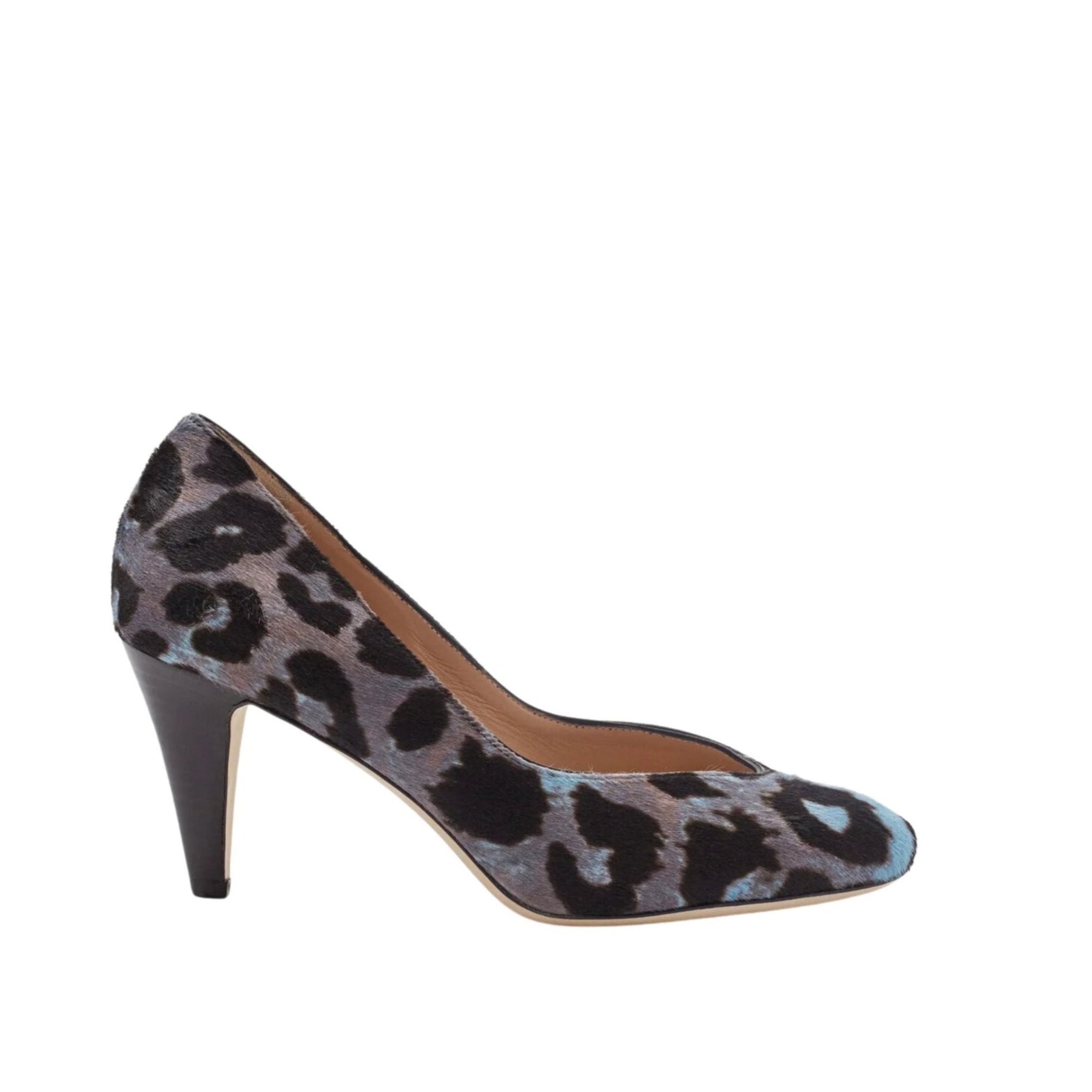 SCLARANDIS - Stella Blue Haircalf Pump, buy at DOORS NYC