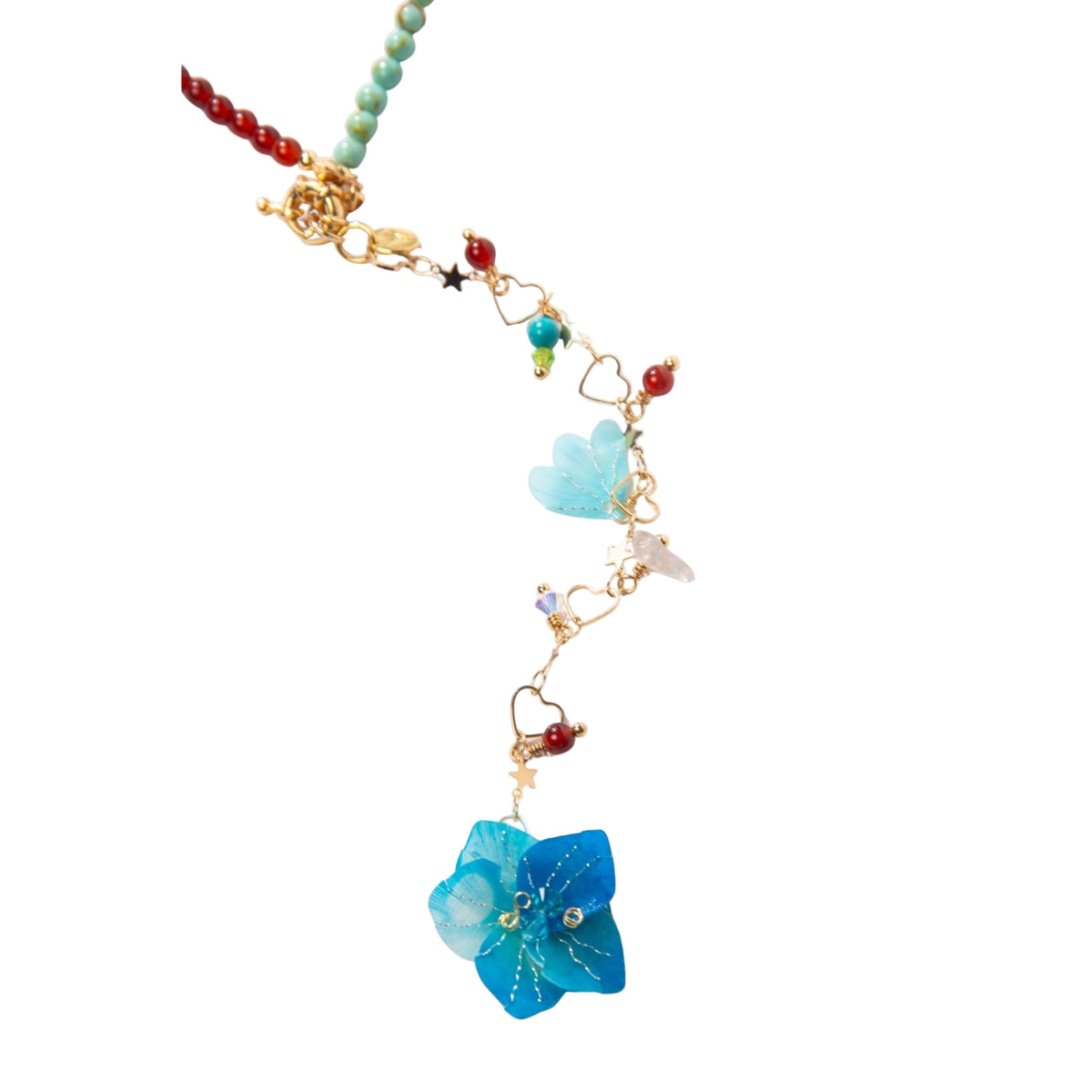 Coral reef necklace from the Underwater subcollection from Coral Vida designed by Alma Dos Mares